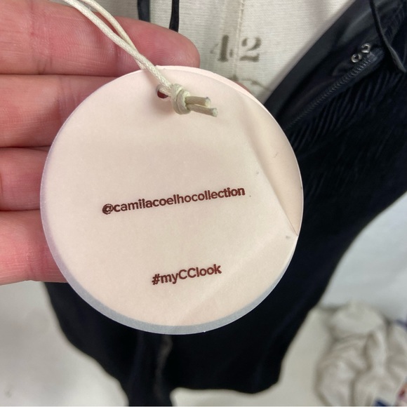 Camila Coelho NWT Ivone Midi Dress in Black XS - Picture 10 of 15